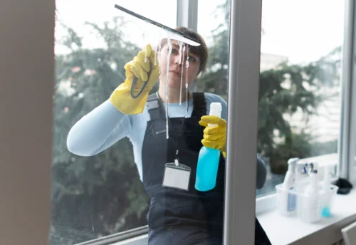 Nettoyage de vitres intérieures et extérieures à Toutlemonde